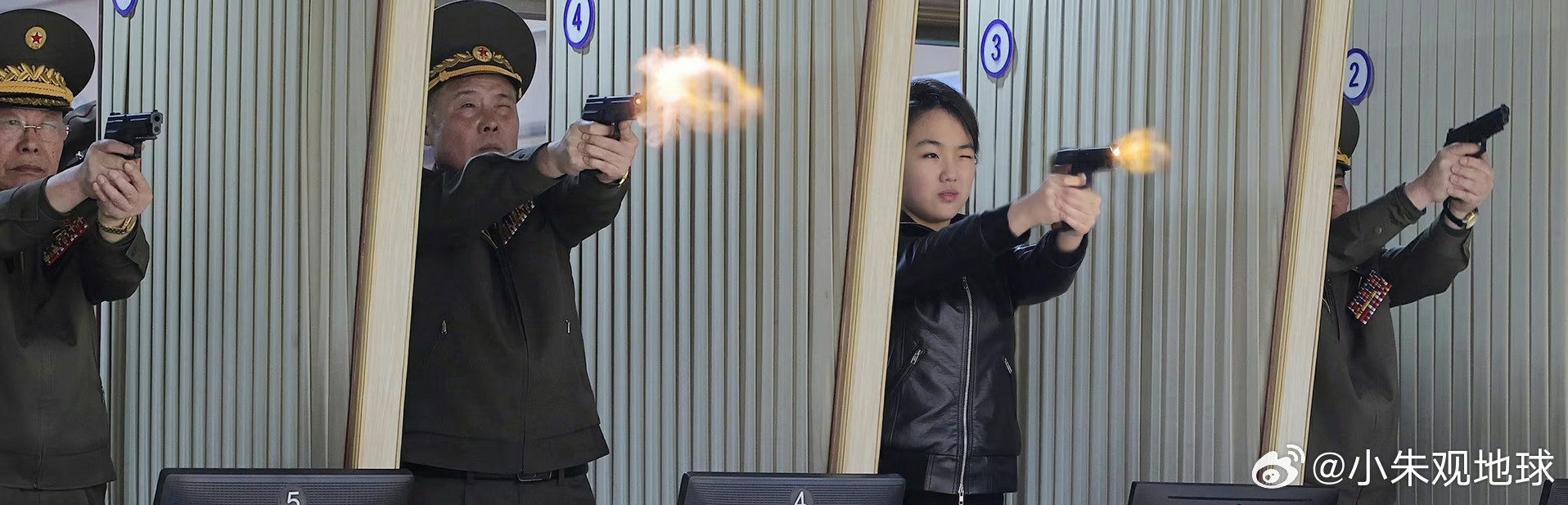 金正恩在参观军工厂时试射手枪海外新鲜事朝鲜