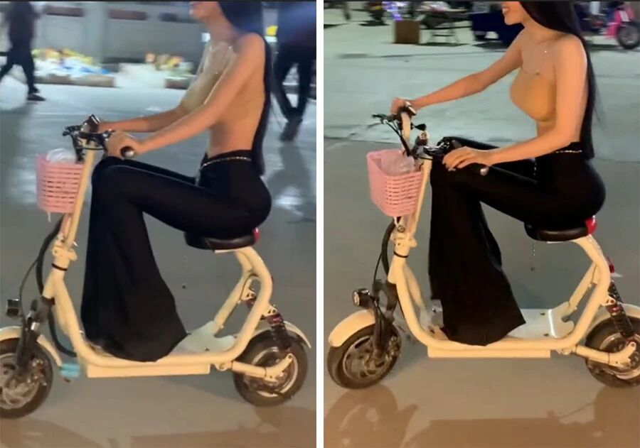 妹子小车挺别致！请走这边