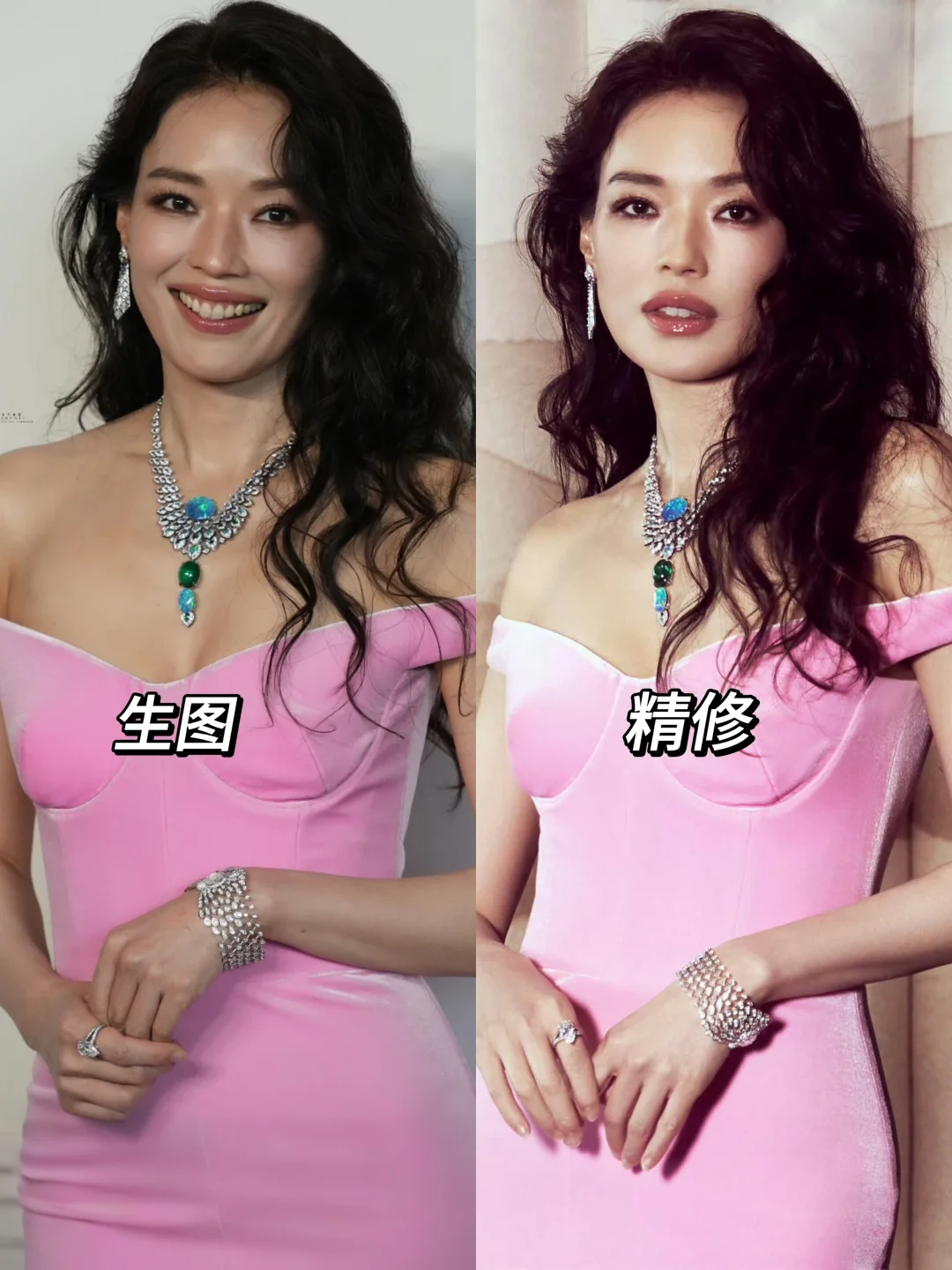 谁懂舒淇的松弛风情，芭比粉也能穿出女人味