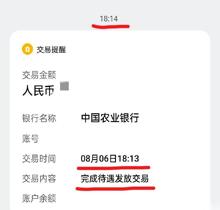 手机“叮”的一声脆响。扫了一眼屏幕，傍晚6点14分，银行到账短信。我愣了一下
