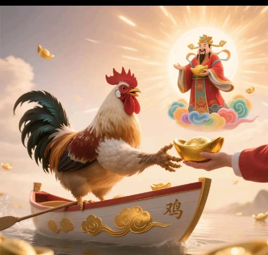 吉运榜首：生肖鸡明日正午十二时的钟声敲响后，财运便如惊鸿掠影，转瞬即逝！莫