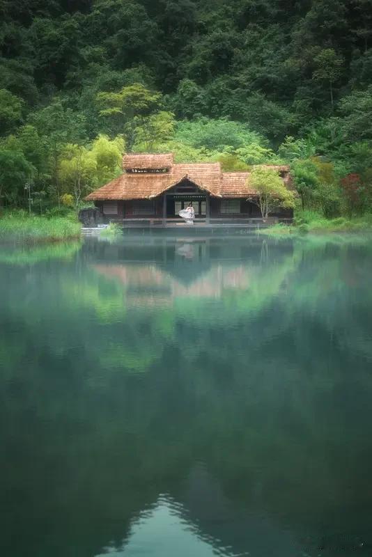 《山居偶题》乐韵诗心原创诗词:不怨浮沉不怨天，粗茶淡饭自欣然。陈年旧事皆成