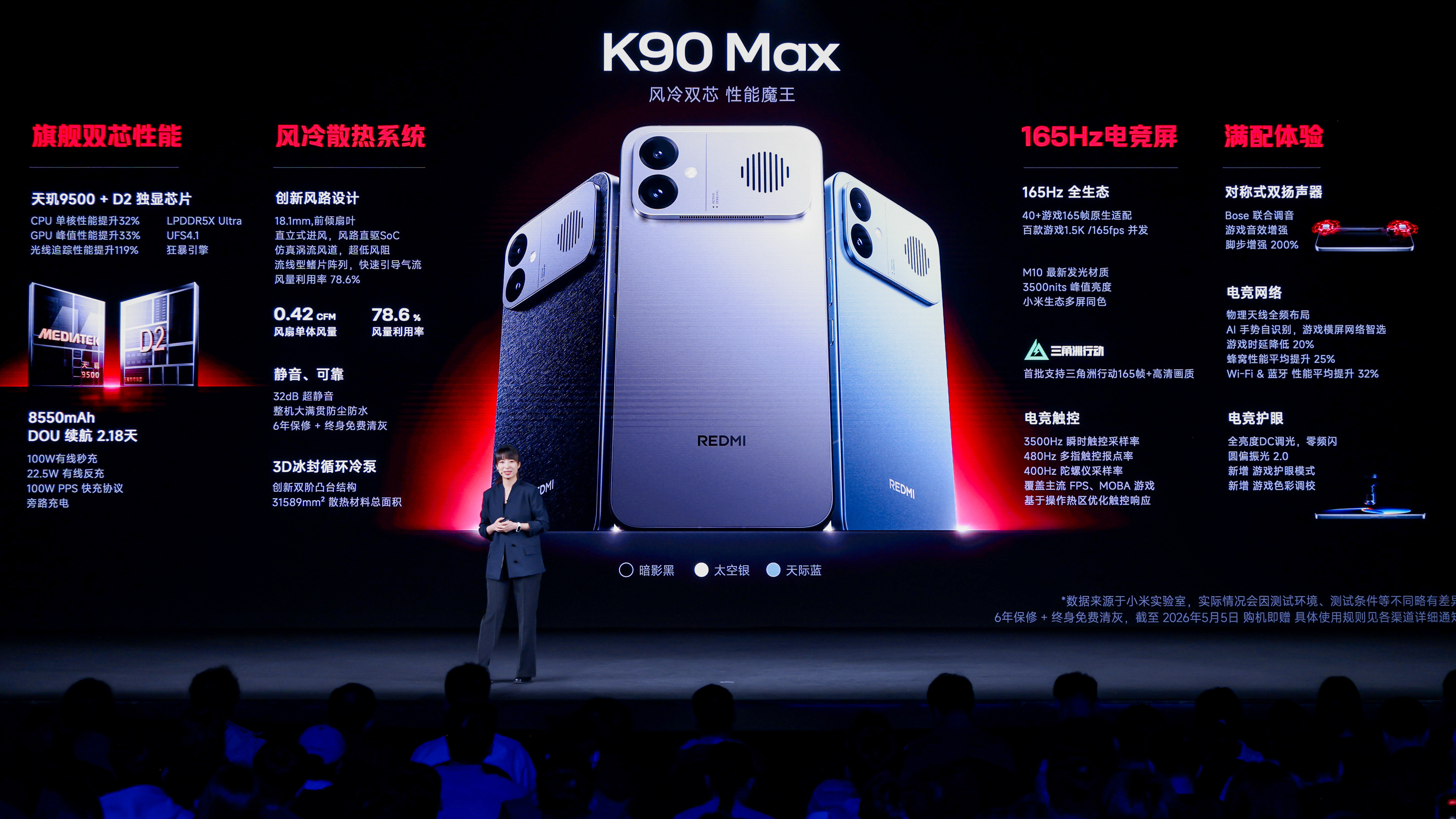 REDMI系列新品价格一览K90Max首销到手价¥2999起REDMIK