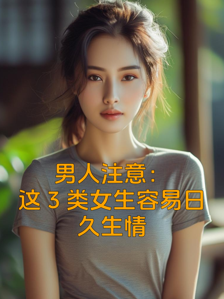 男人注意：这3类女生容易日久生情