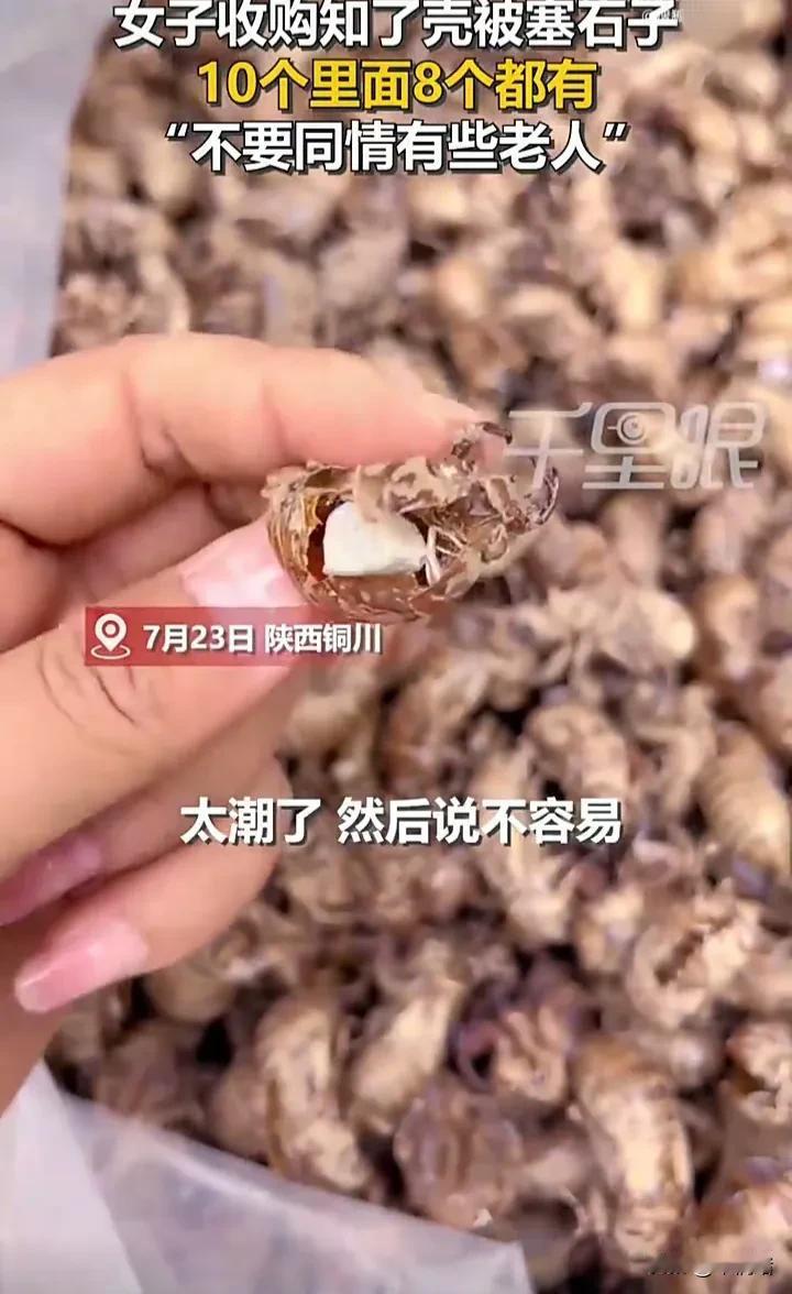 有些老人真的不值得同情！7月23日，陕西铜川一名女子发视频称，一位老人提着一袋知