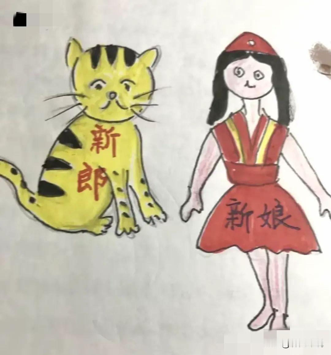 🔥看图猜成语，有知道答案的吗！十万火急！在线等！这张手绘太有梗了：圆滚滚的猫猫