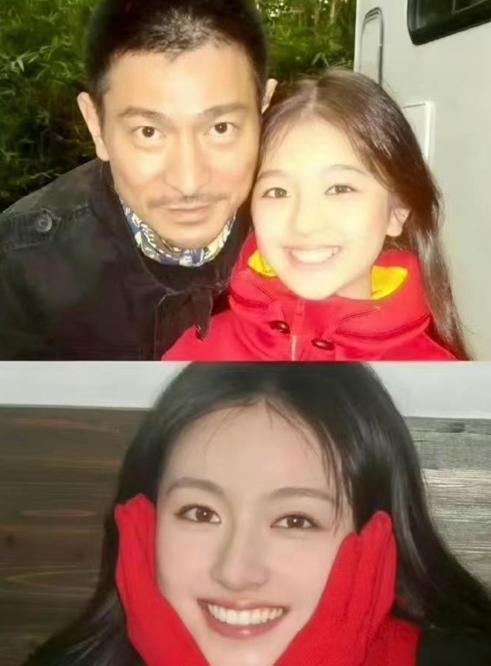 李兰迪笑起来和小时候简直一模一样，完全等比例长大，果然是原生脸就是耐看