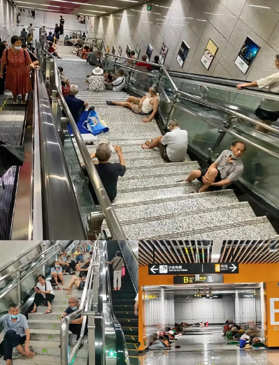在地铁站蹭空调的人，可别笑话他们！你以为他们开不起空调？才不是呢！好多是