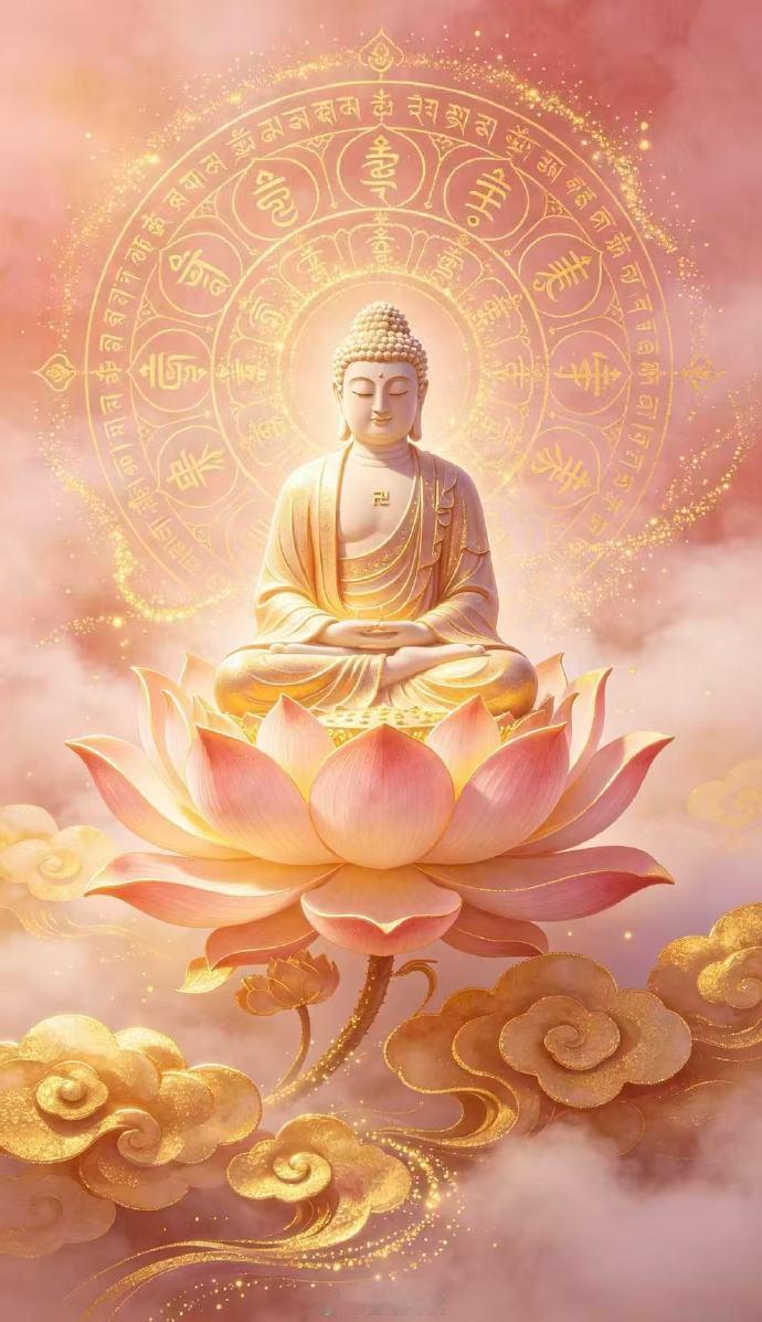 转发好运见佛祈福，圆满常伴诚心朝拜庄严佛像，祈愿万事慢慢如愿。愿奔波皆有回报，付