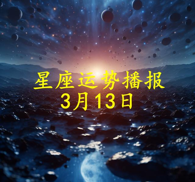 【日运】十二星座2025年3月13日运势播报