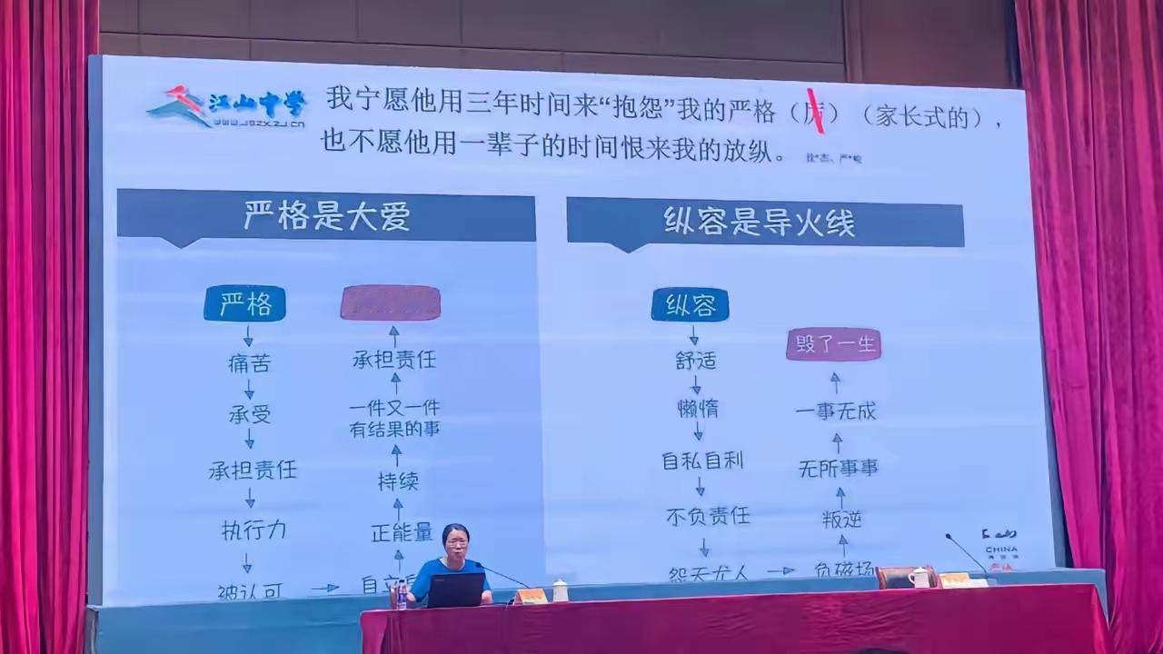 你严格一个试试？站着说话不腰疼，但你严格一个试试？哪个老师不想出成绩？如果可以