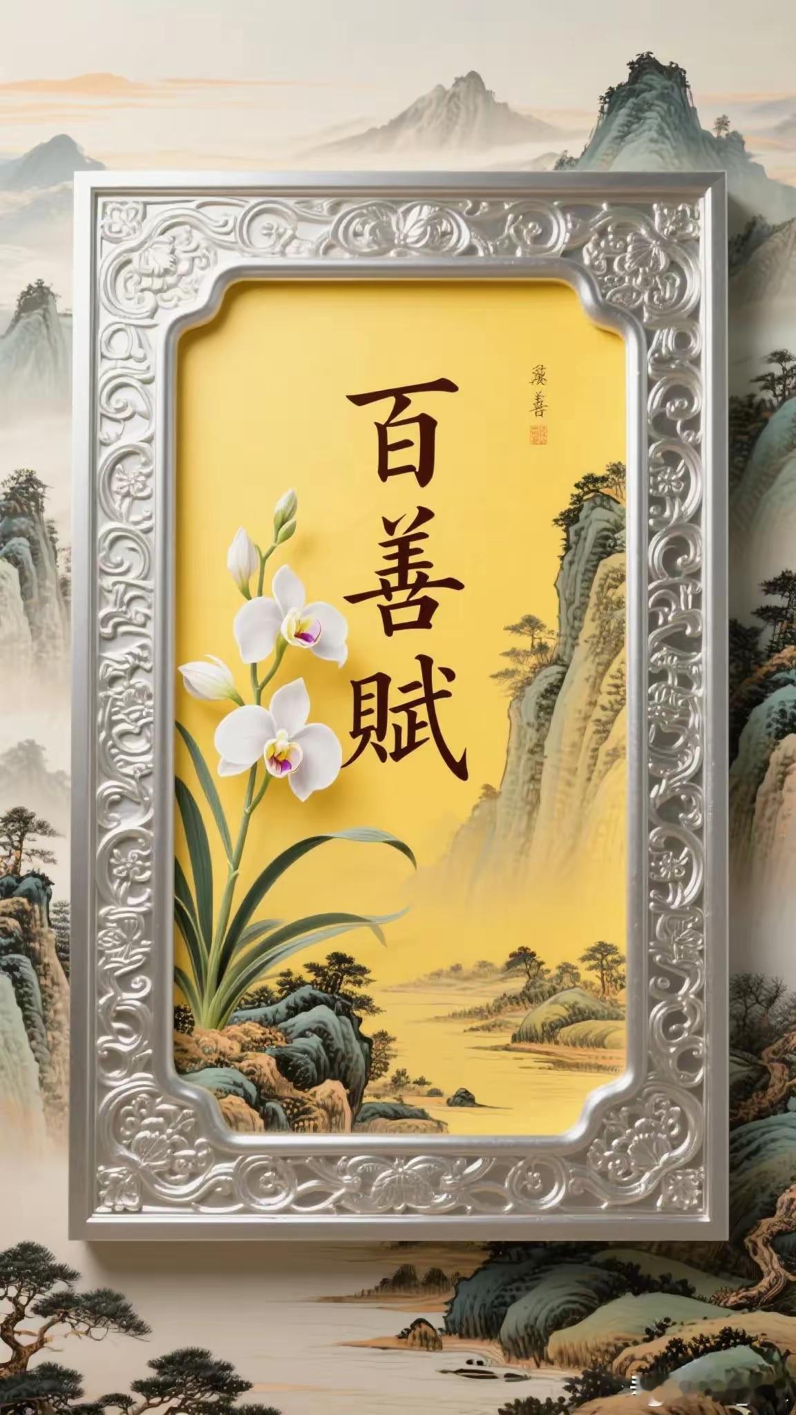 《百善赋：天地仁心篇》​【开篇】天地有正气，日月无私光。吾观江海纳百川而知其阔，