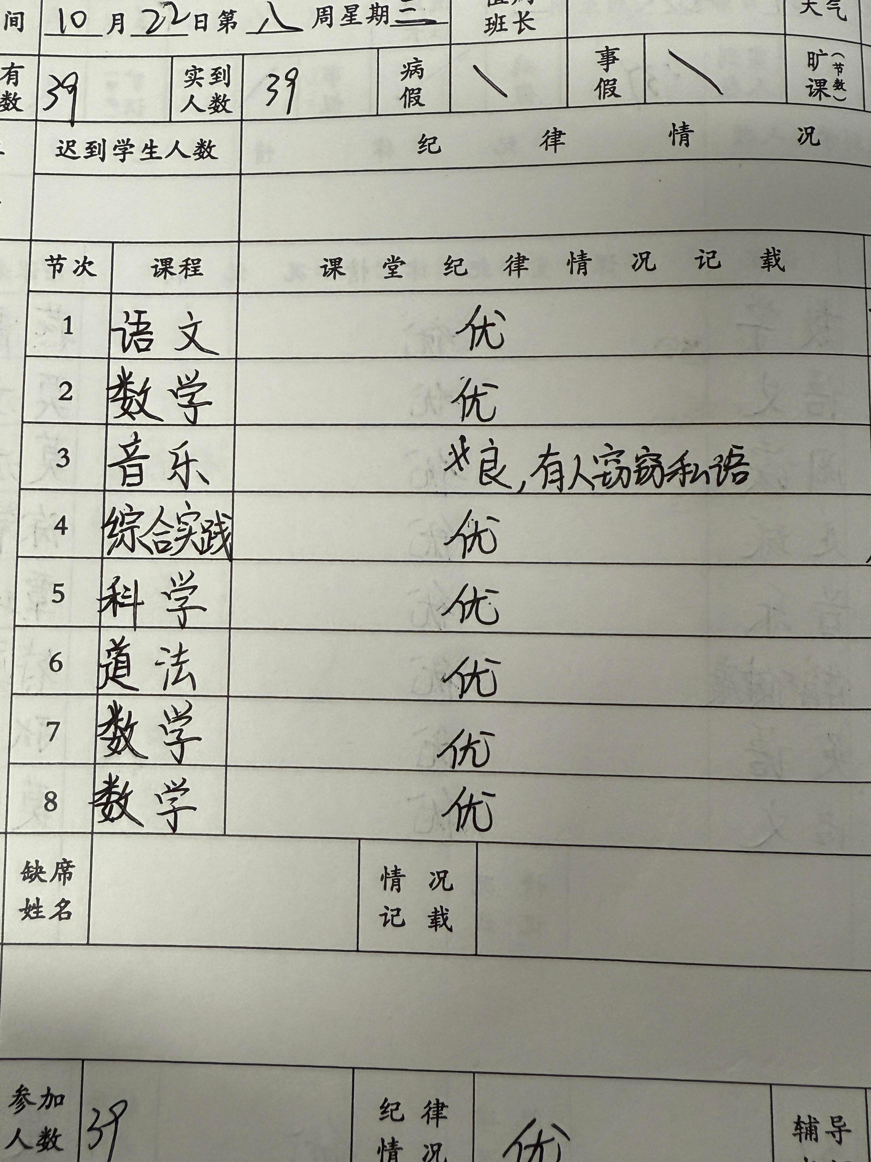 小学生的词汇量真多啊看得出班干部有努力记录每日区别