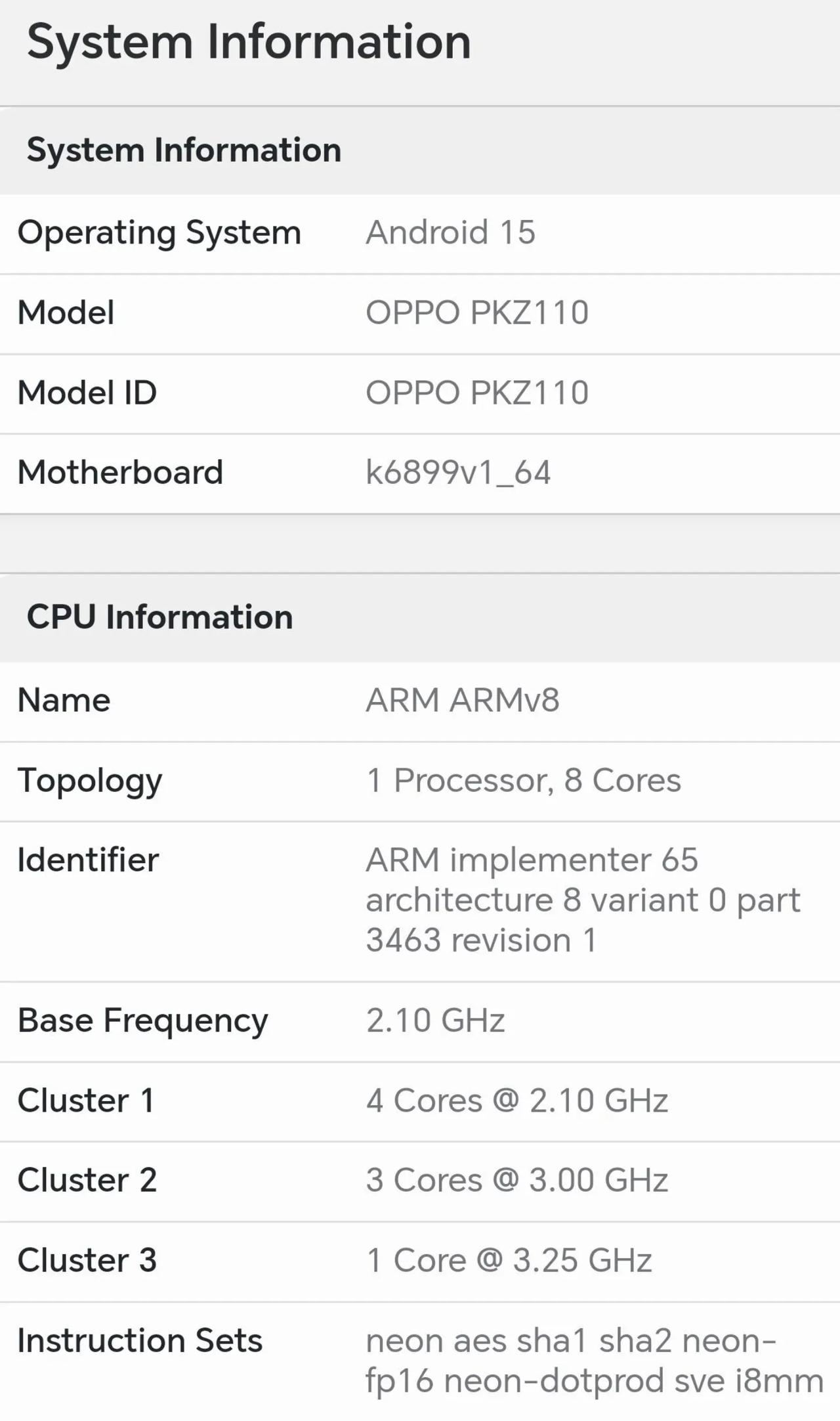 OPPOReno14Pro跑分曝光，预计搭载天玑8400处理器。处理器一