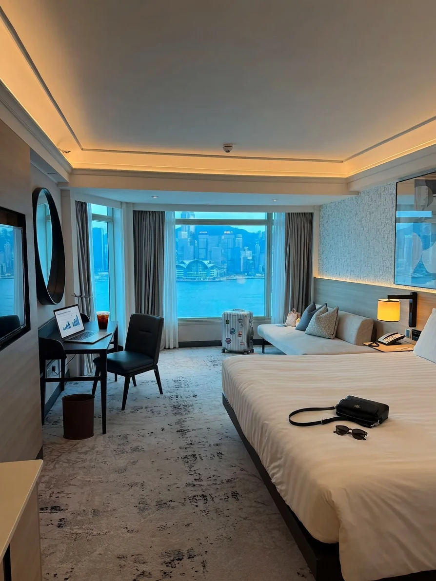 香港！尖沙咀！350💰无法超越的海景酒店