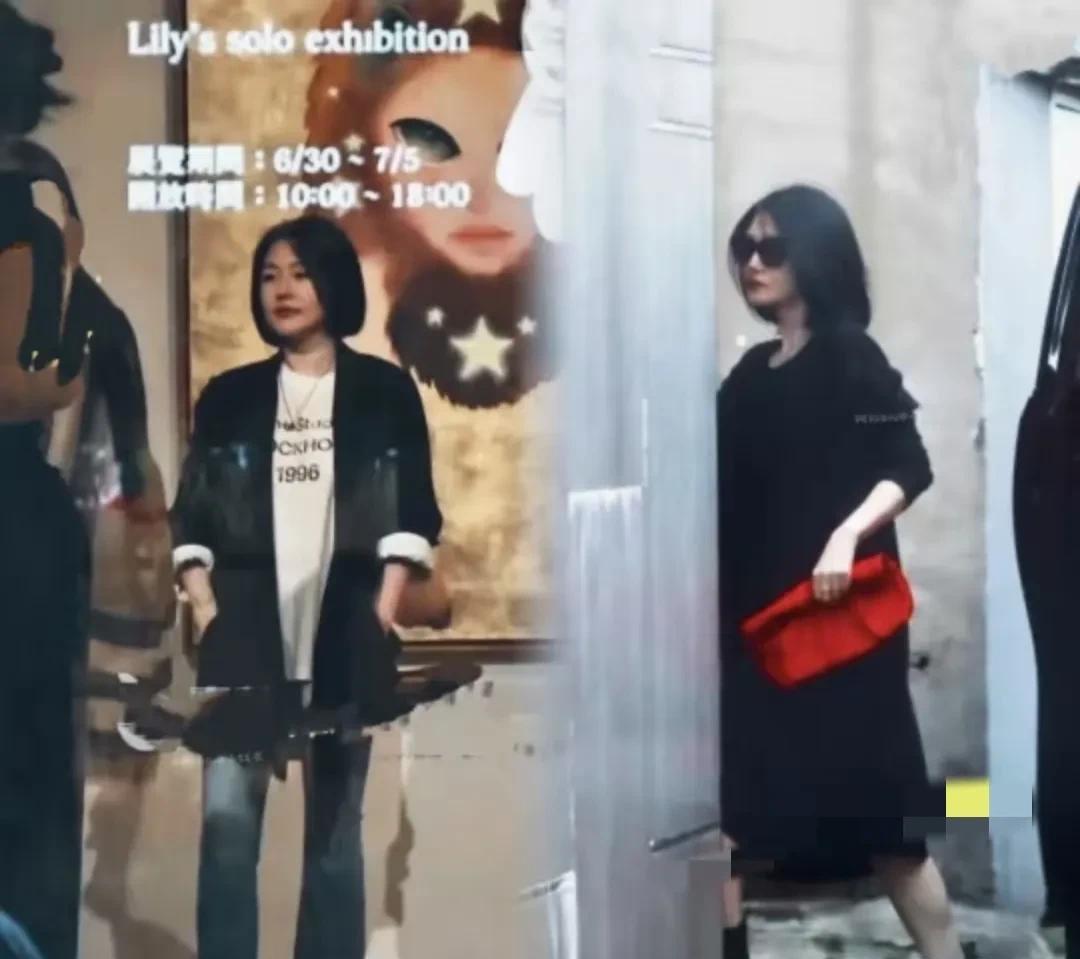 从此我爱的人都很像你看到小s现身Lily画展想起了大s那张当年
