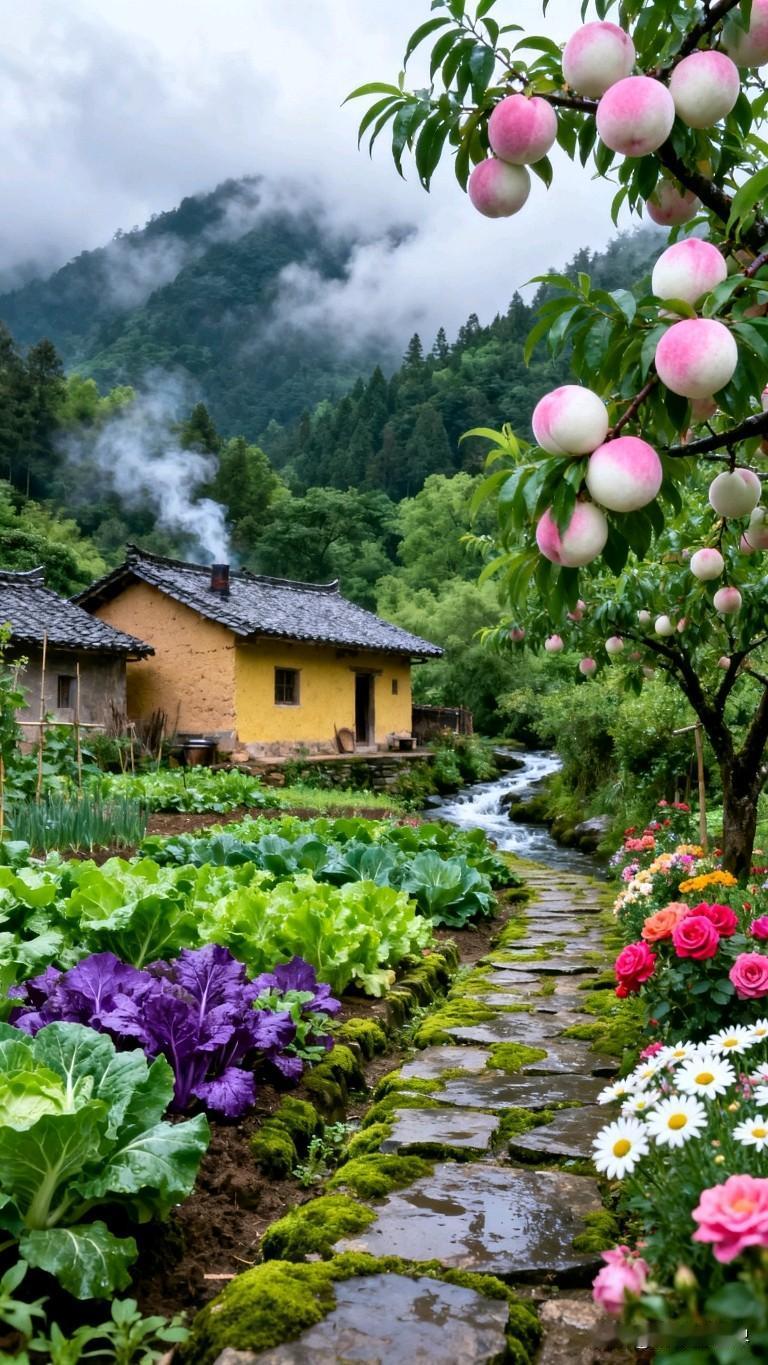 田园风光，世外桃源，静谧乡村，人间仙境乡间田园风景治愈系乡村风光