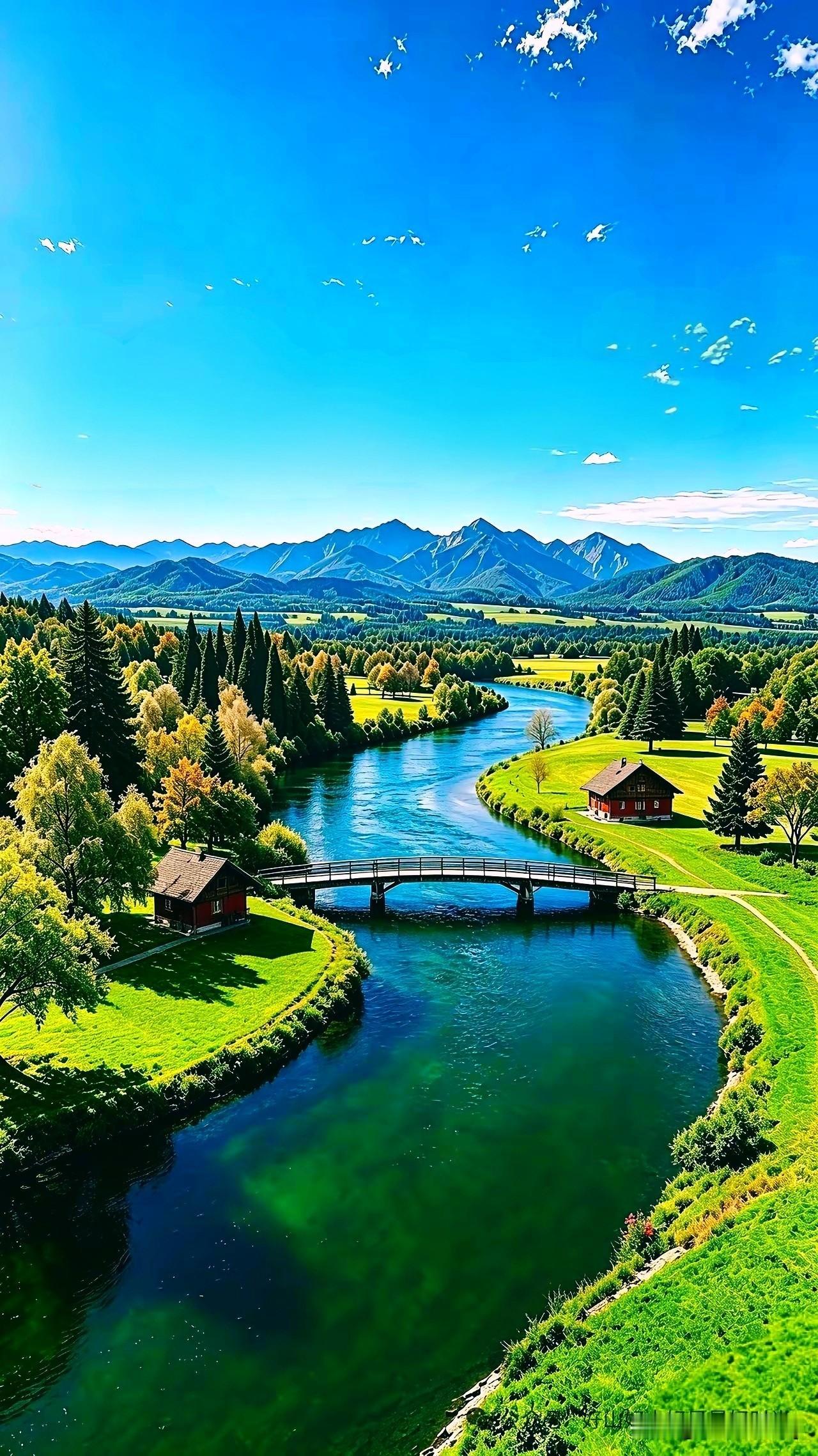 绝美人间仙境山水风景
