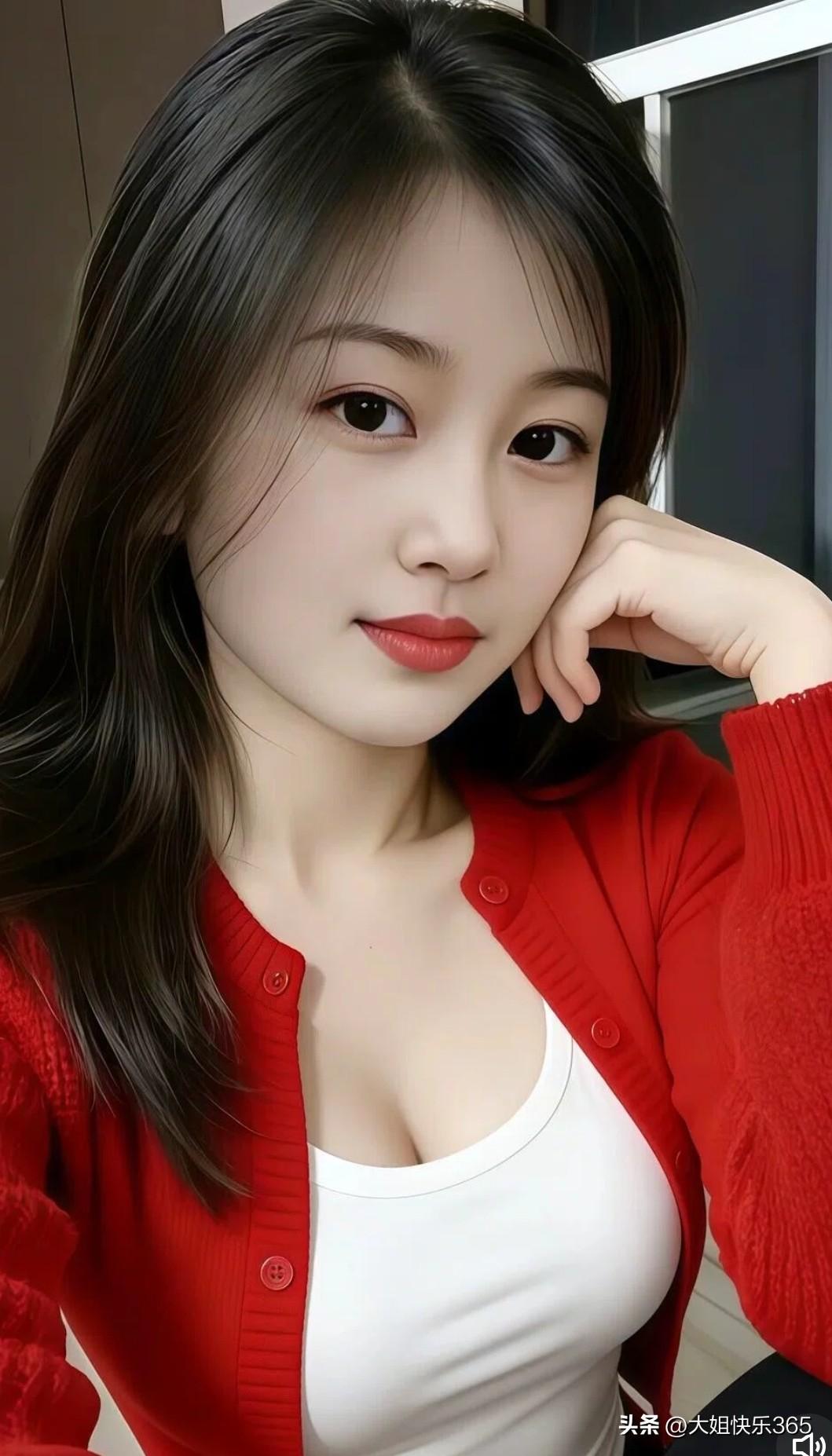 甜美少女心，红白相间，温柔可人！💖✨