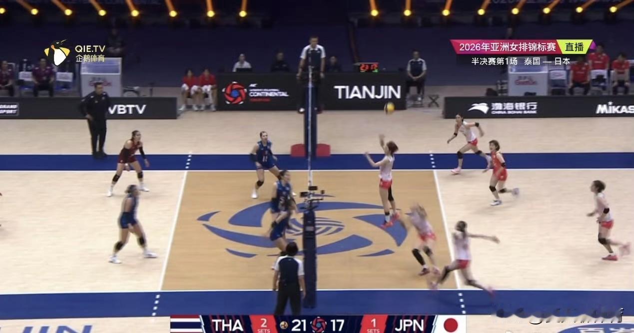 天津大惨案！泰国女排3-1击败日本女排，爆冷闯进了亚锦赛决赛！人算不如天算啊，泰