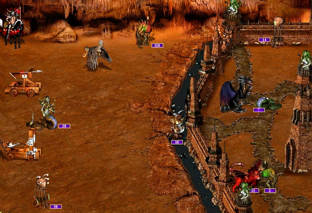 《英雄无敌3》小编自创了一套全新生物力盾战术！ 先靠复活搭配护盾，把三组敌军