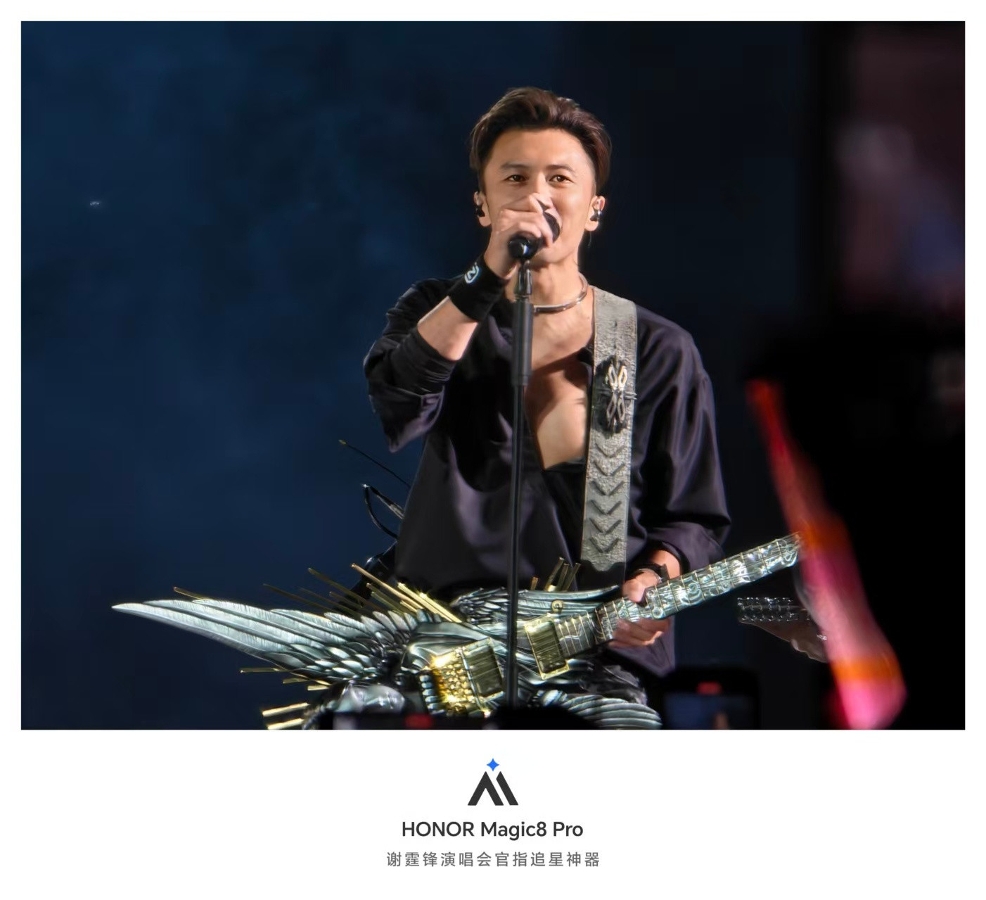 谢霆锋朋友圈步数第一如梦似幻氛围感拿捏🤏追星神器再加个增距镜那是No.1+了