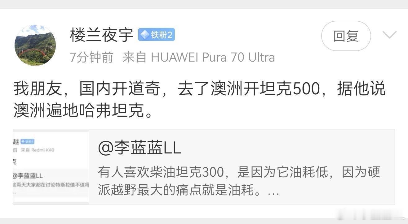 其实也没有。澳洲市场占有率第一的还是丰田，大概20%左右。长城的市场占有率是4%