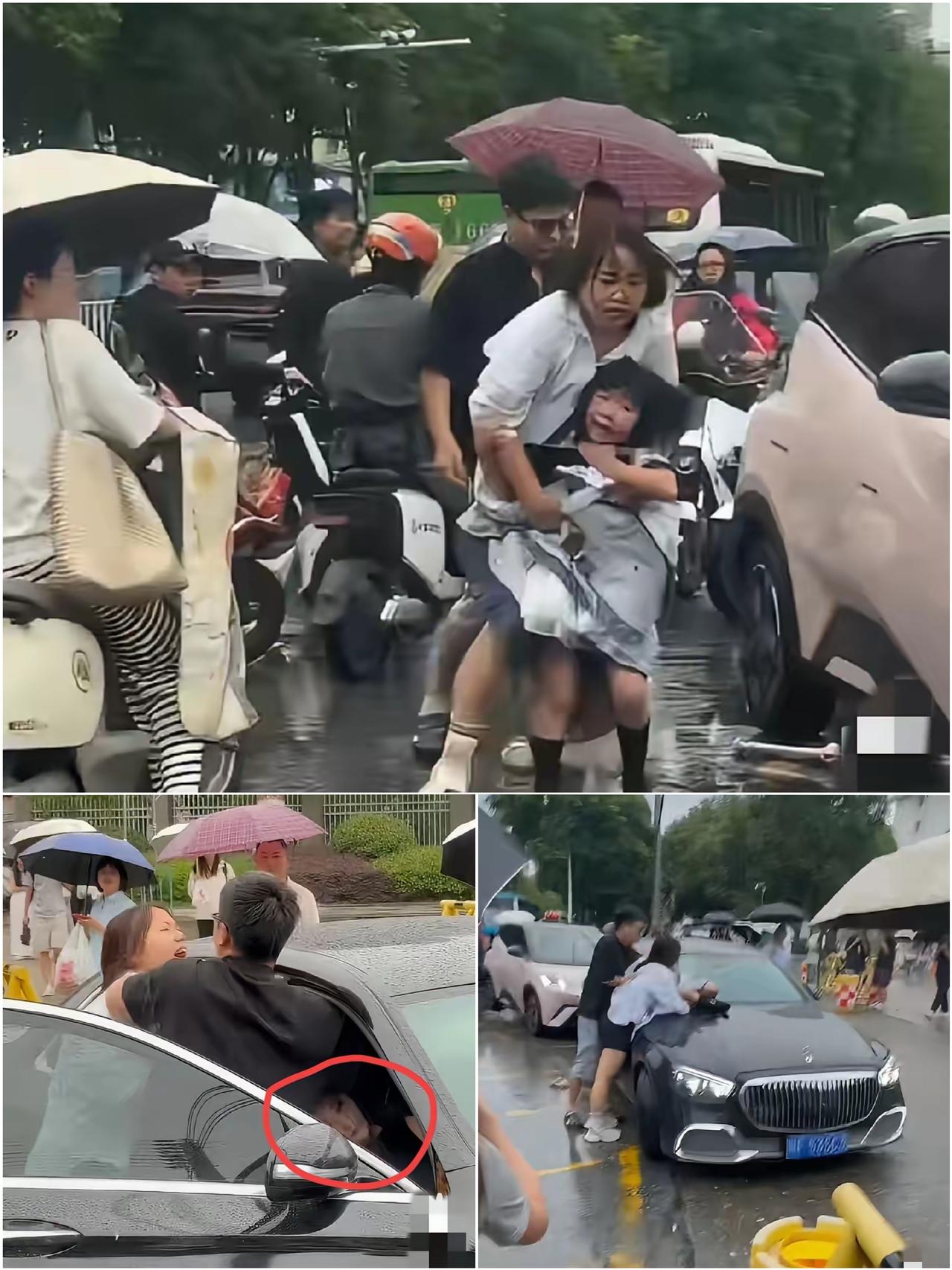 暴雨中的一幕看得人心揪紧，原配情绪彻底失控，为了逼迫出轨的丈夫妥协，硬生生