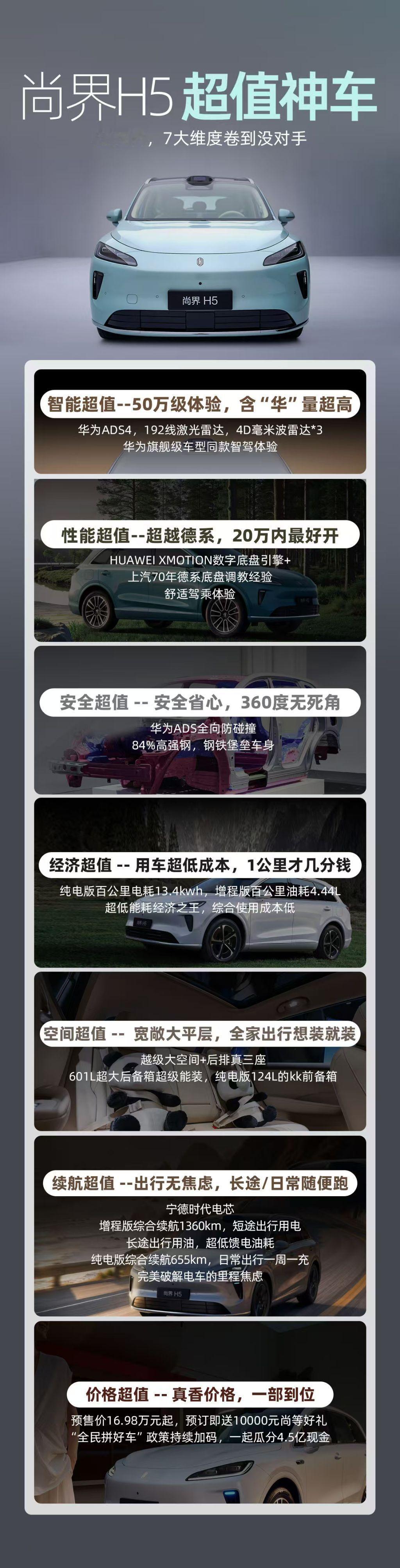 尚界H5确实起来了。作为新品牌首款车型，尚界H5在43天就实现交付破万，在当下的