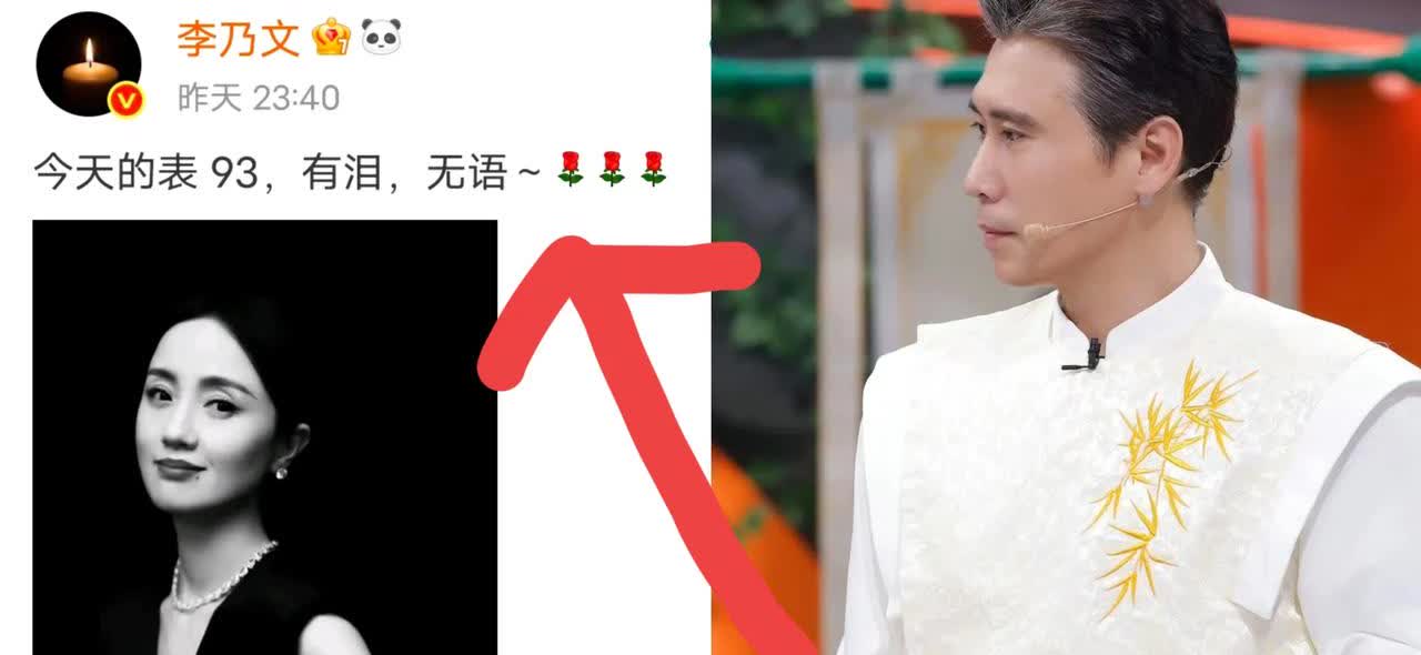 我想过男闺蜜李乃文会发文也想过他会哭泣但是我万万没想到，李乃文会沉默着先