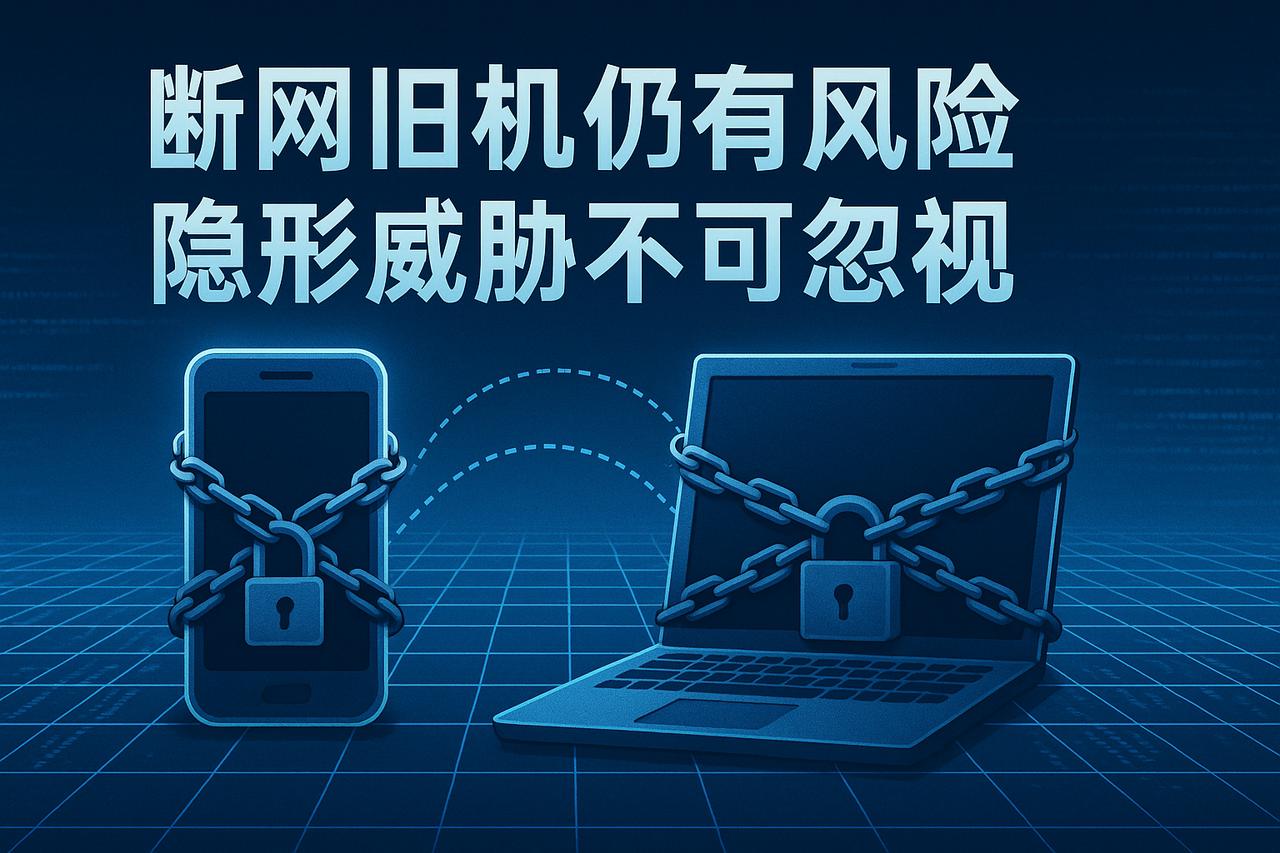 “断网不等于安全”：被闲置设备的隐形威胁很多人以为把旧手机或电脑断网就万事大