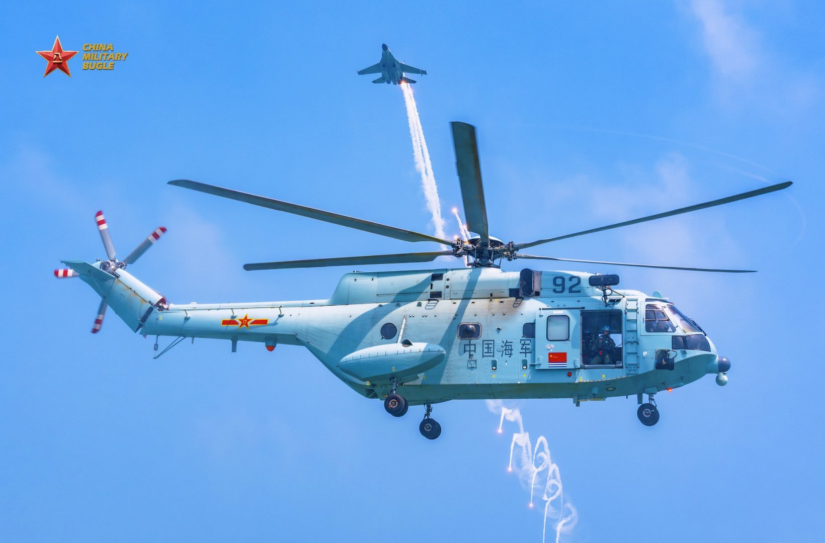 海航歼-11BH/BSH为直-8CJ搜救警戒烽火问鼎计划中国海军​​​