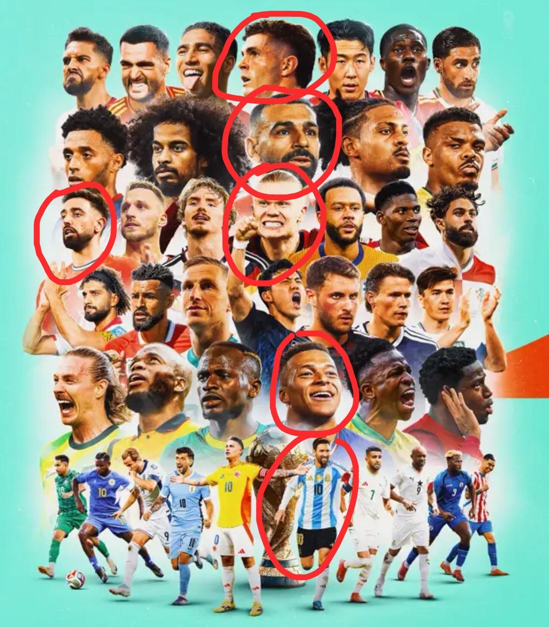 你不得不承认，国际足联是了解足球的！在2026年世界杯宣传海报中，葡萄牙的代表