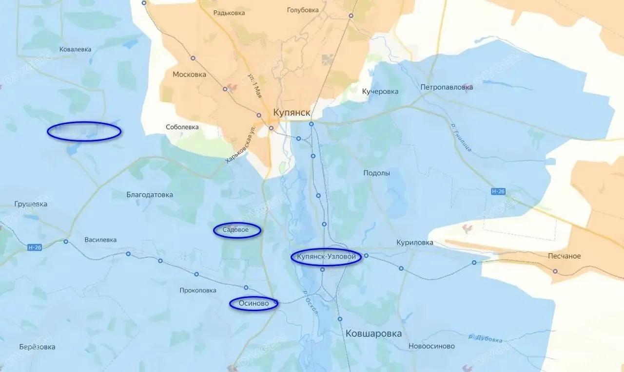 过去24小时内，乌军第151、第116机械化旅以及国民近卫军第1、第13旅在库皮