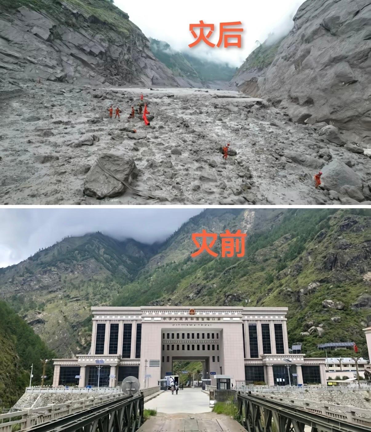 人类在大自然面前真的很渺小，西藏吉隆口岸泥石流截至目前已有903人遇难、4247