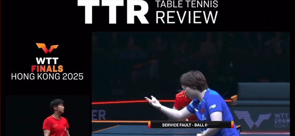 蒯曼发球被判遮挡鹰眼挑战视角。通过镜头明显看出蒯曼使用的是头部遮挡。一般乒乓