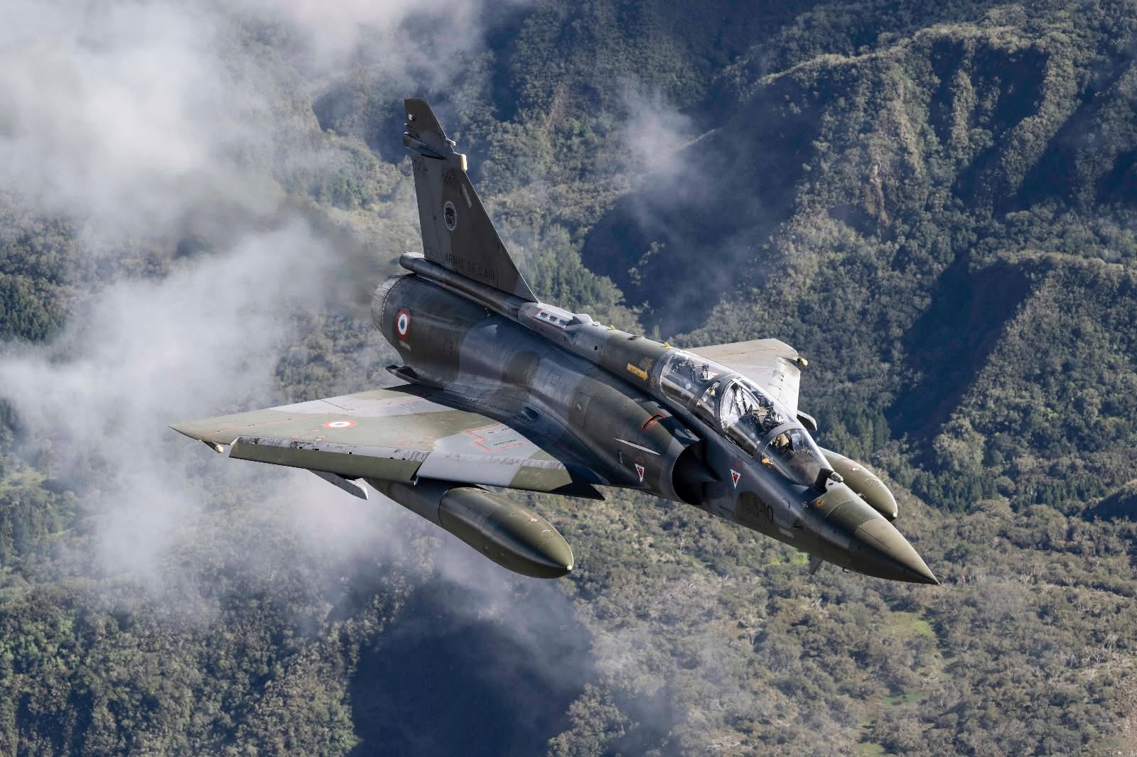 印度洋上空的幻影同框｜空对空摄影今日幻影法国空天军（AAE）EC3/11“科西