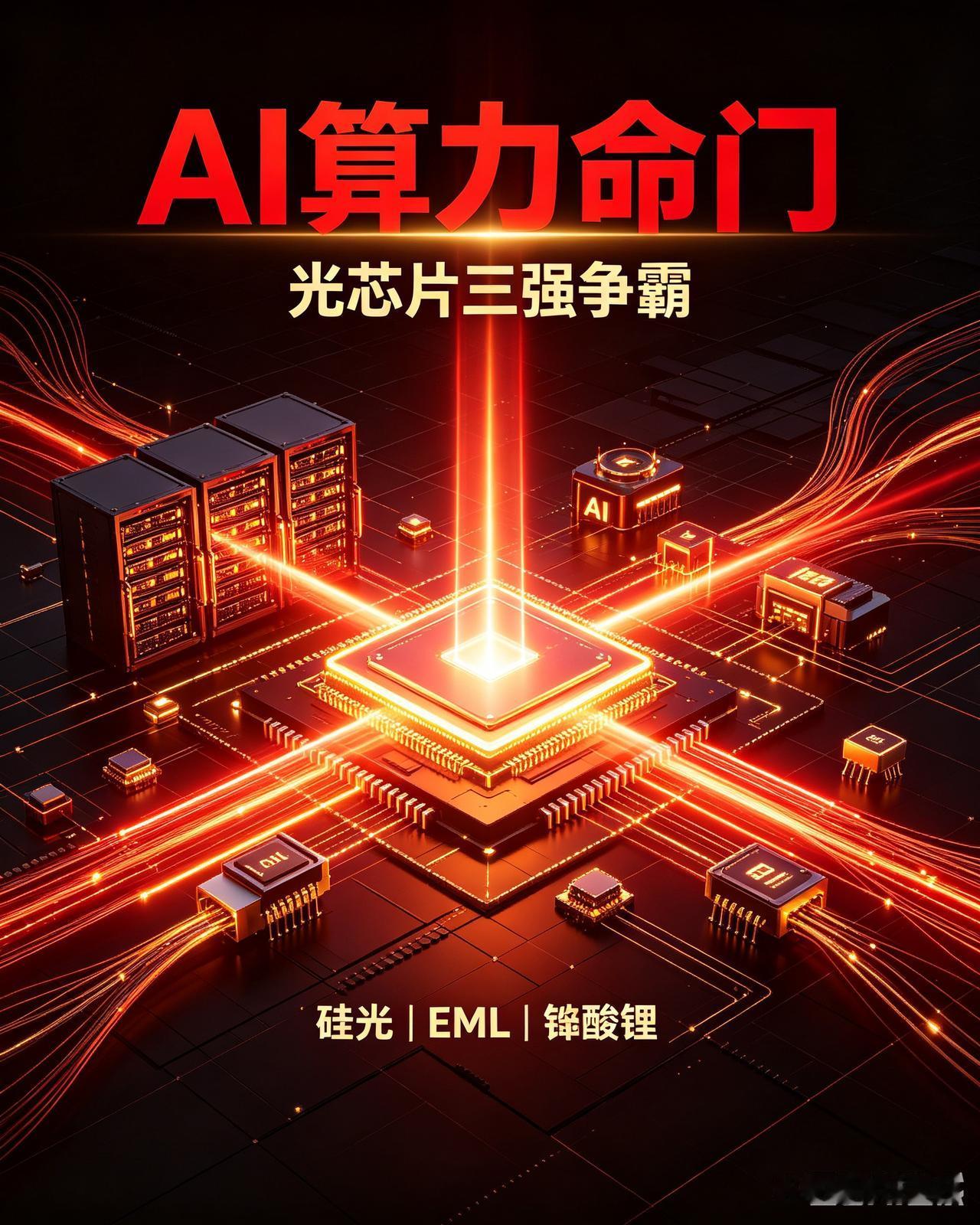光芯片三足鼎立，撑起整个AI算力时代所有人都在盯GPU，却漏掉了AI真正的