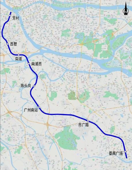 【广州地铁22号线后段冲刺年内开通！南沙30分钟到芳村不是梦】广州地铁22号线后