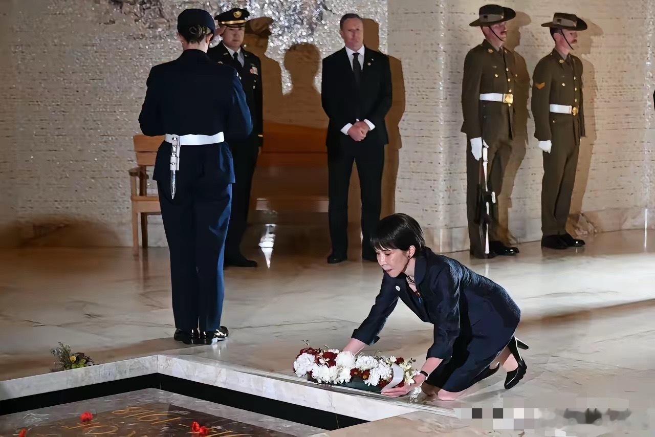 5月4日下午，高市早苗在与澳大利亚总理阿尔巴尼斯会谈结束之后，特地访问了位于堪培