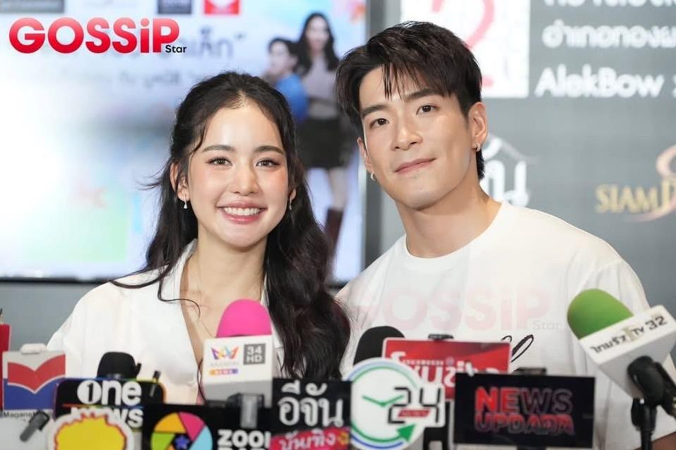 #泰国娱乐#【Alek：结婚的话，想要什么就说】Alek、Bow日前合体现身公