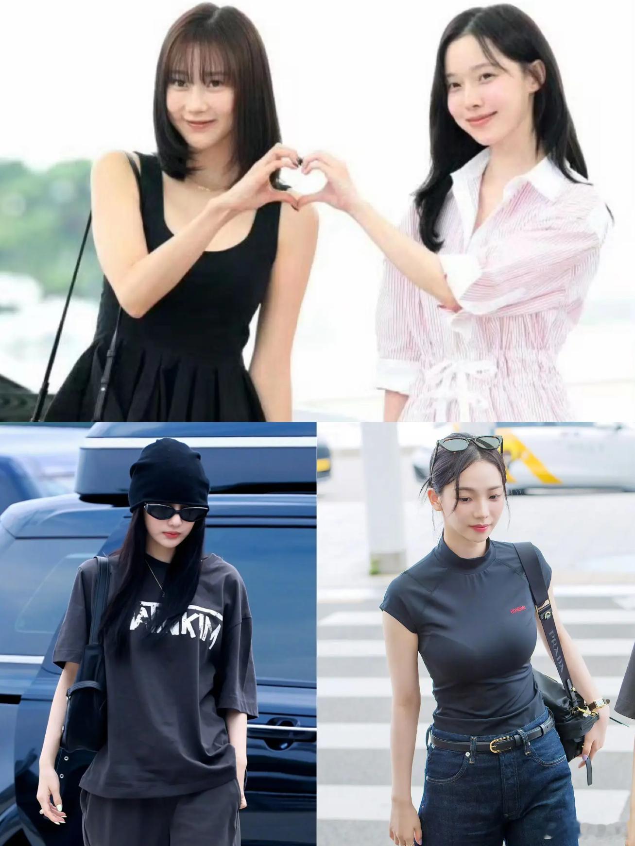 aespa机场生图给几个姐休息一下吧脸都没时间修复了原生脸要顶号啦😣ae