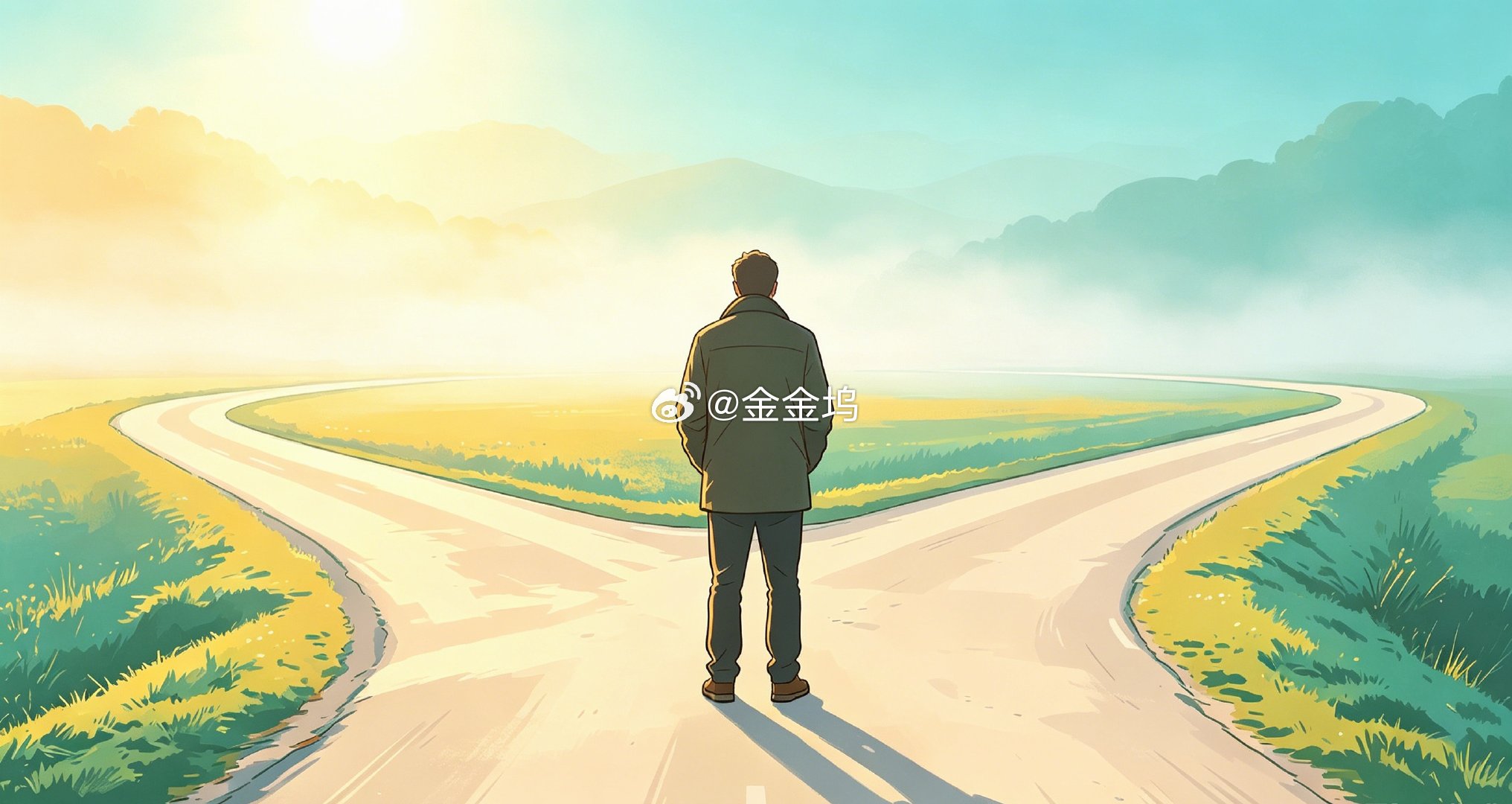 我做人生的每一次决定就像图里真正左右选择结果的，从来不是决定本身