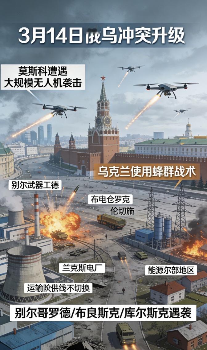 莫斯科三天被炸两百次无人机满天飞的日子普通人该怎么过啊!这几天刷新闻，心里