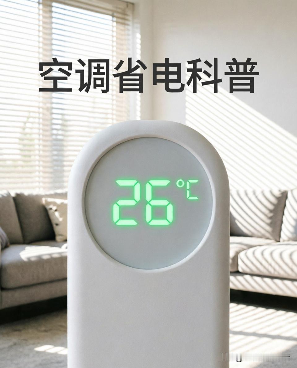 空调开26℃最省电？别傻了，你可能每个月都在白白扔钱！一到夏天，很多人一摸到