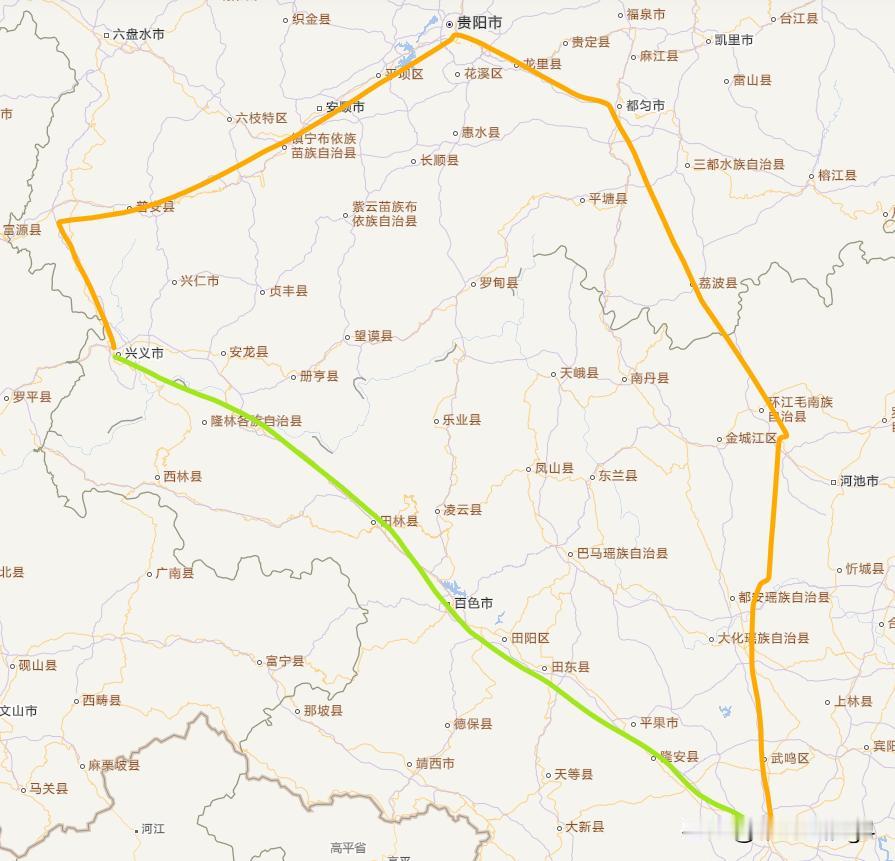 2026年春运，兴义和南宁这两座城市之间也是首次开行了高铁直达列车耗时最短5