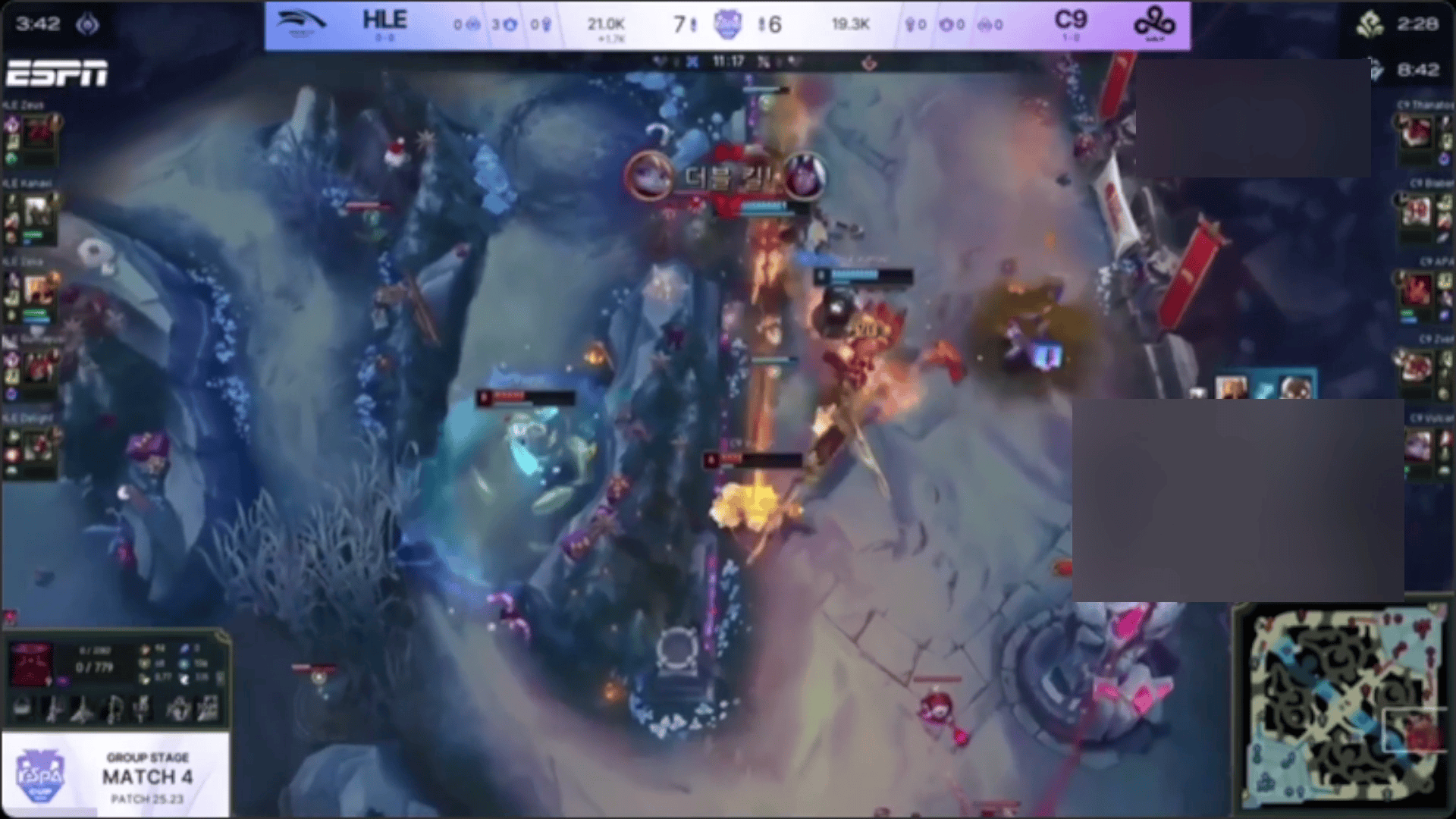 HLE 1-0 C9: Kanavi首战状态奇佳, HLE中野发力大胜C9