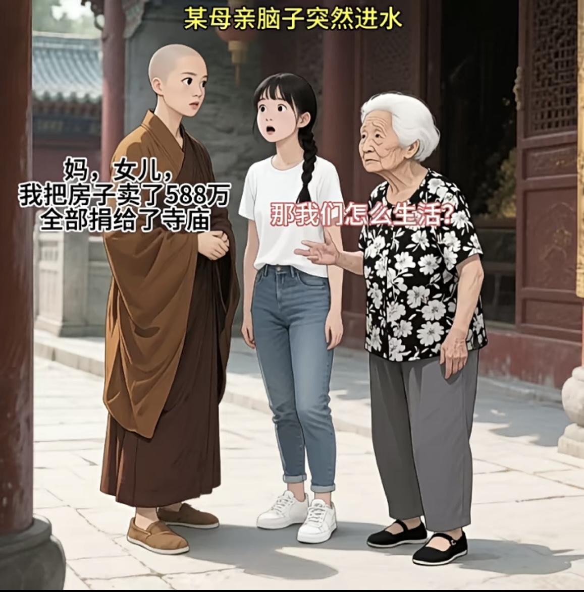 “这样的母亲，该不该赡养[哭哭]”