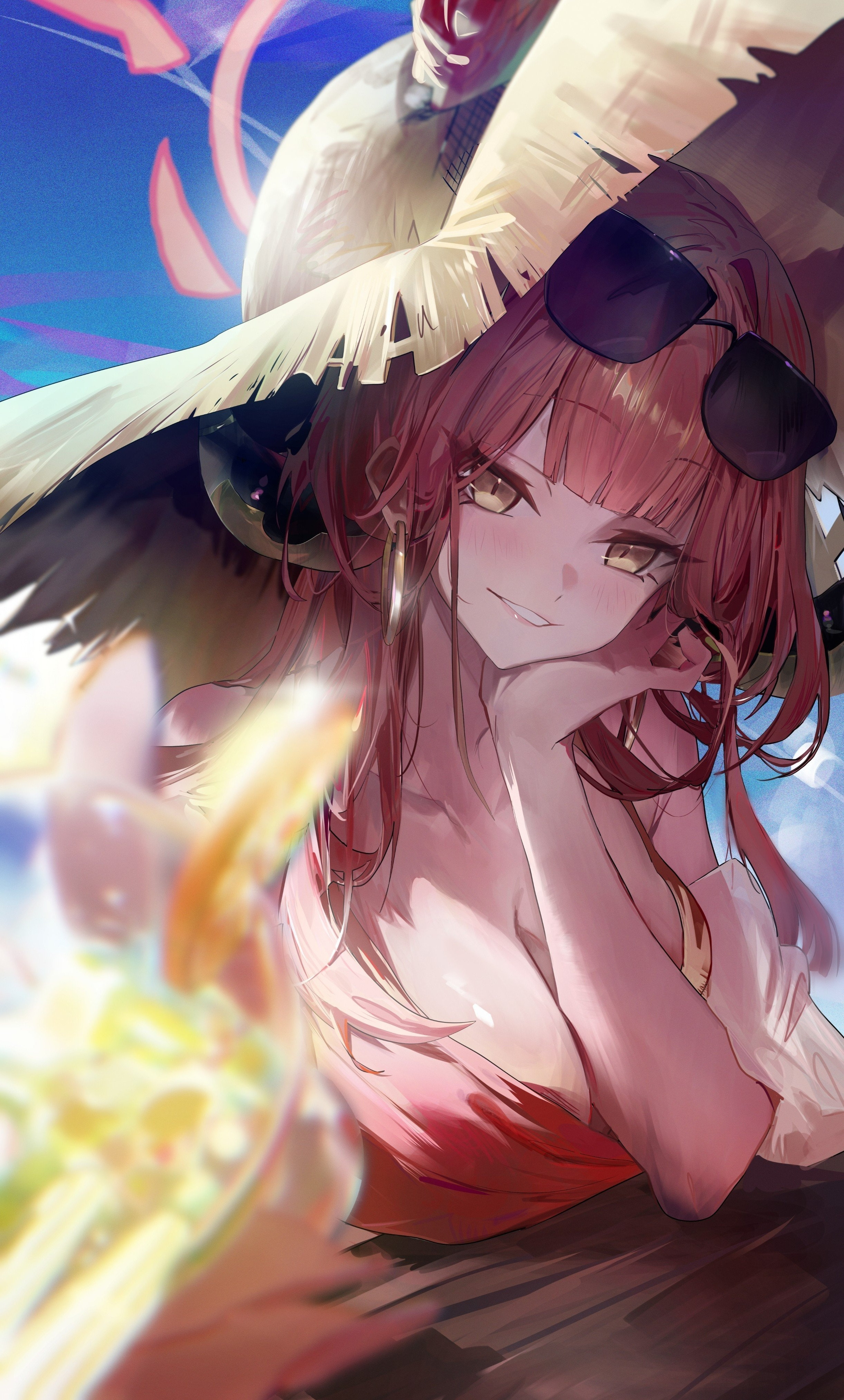 动漫陆八魔爱露·画师：meno芽