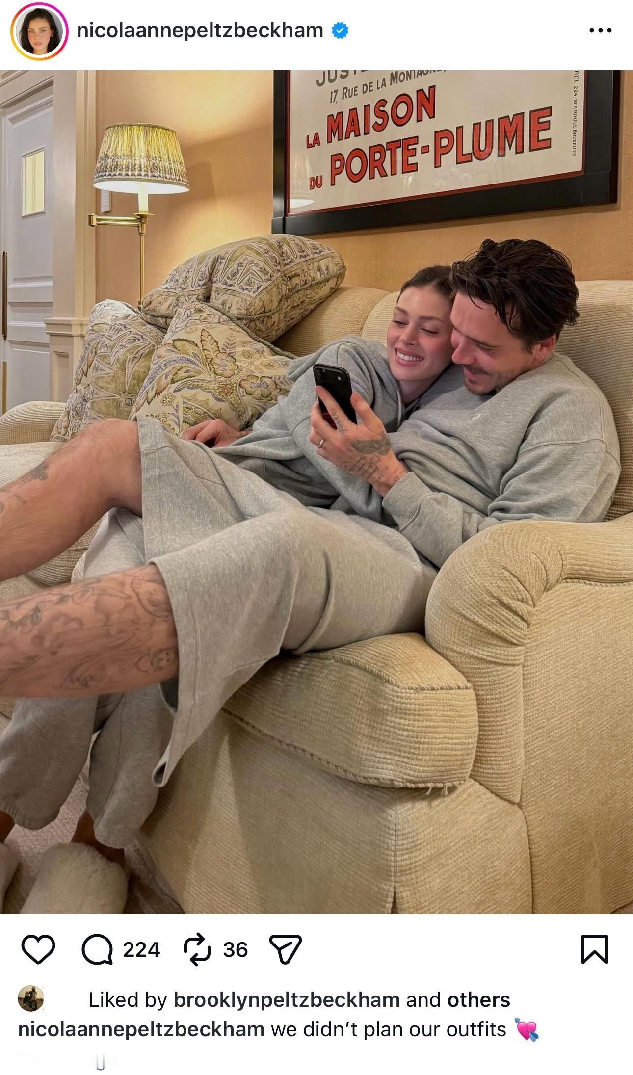 大布和Nicola👇依旧如胶似漆🙊